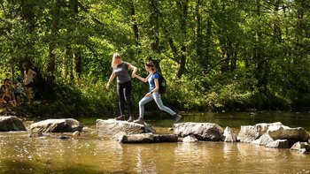Überquerung der Nister über das Steinsel