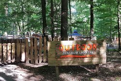 Eingang zum Outdoor Zentrum Lahntal