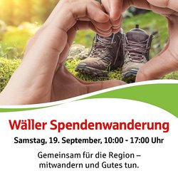 Wäller Spendenwanderung