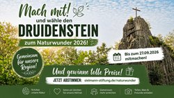 Mach mit und wähle den Druidenstein!