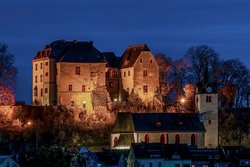 Schloss Westerburg bei Nacht