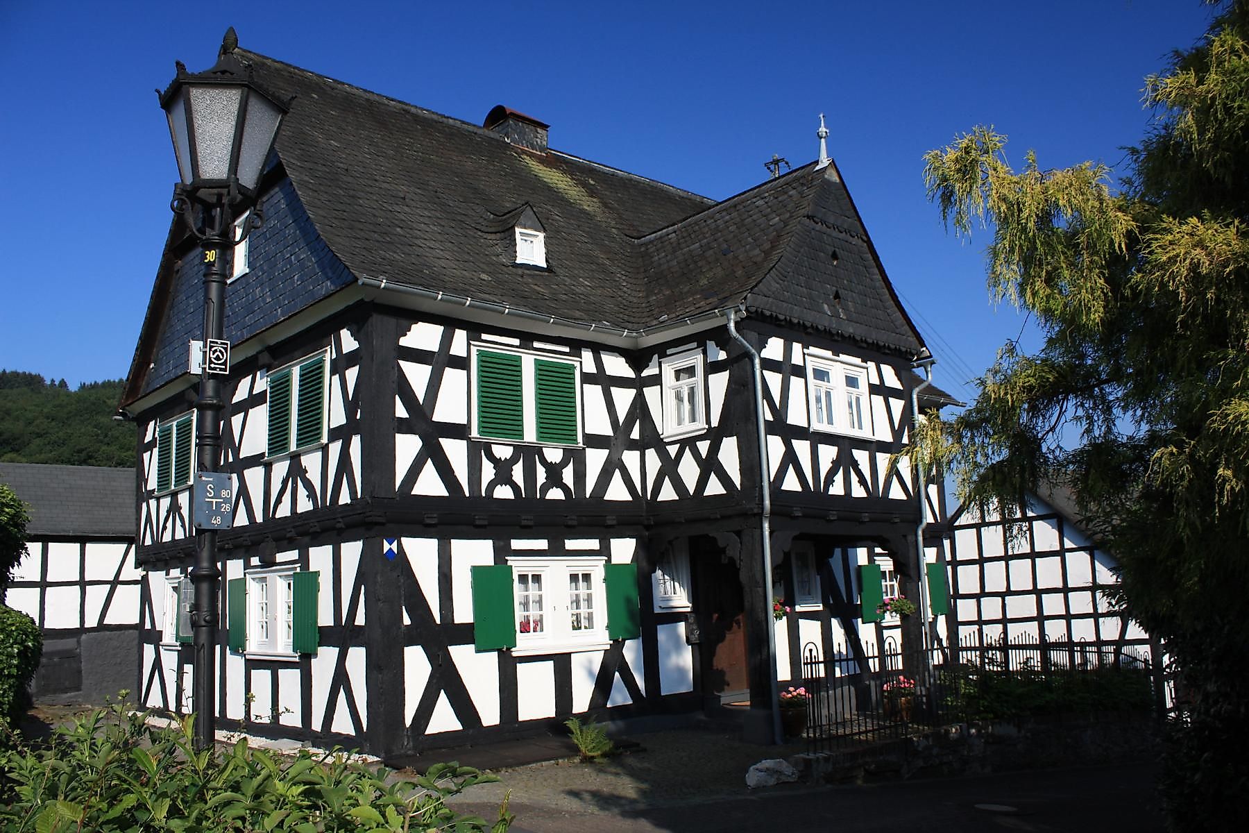 Hüttenschulzehaus in Alsdorf - stattliches Fachwerkhaus aus dem 17. Jhd.